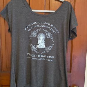 Disney Animal Kingdom Yak & Yeti Adorable Kind Words Twist Tie Back.  Size L